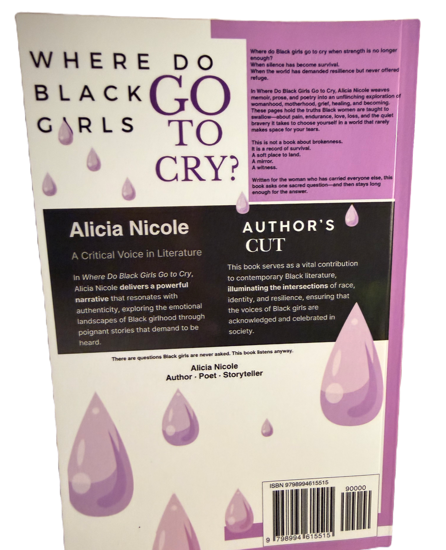 Signed Where Do Black Girls Go To Cry